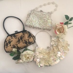3 small evening purses - Aldo and Valerie Stevens